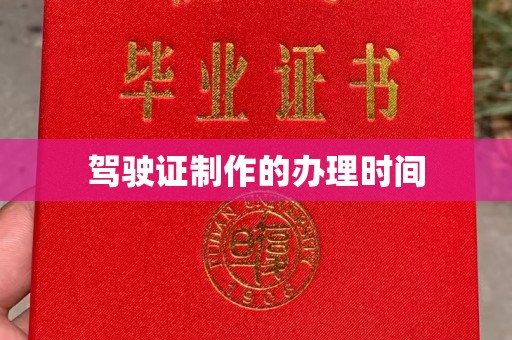 萨嘎驾驶证制作的办理时间