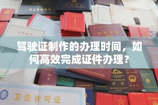 萨嘎驾驶证制作的办理时间，如何高效完成证件办理？