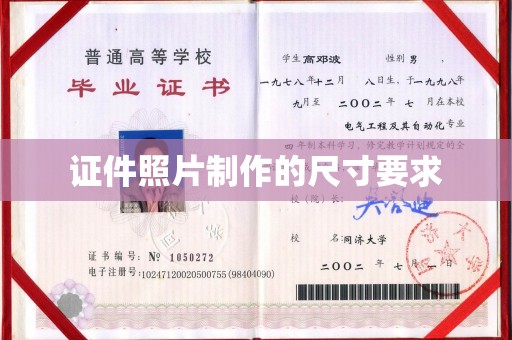 萨嘎证件照片制作的尺寸要求